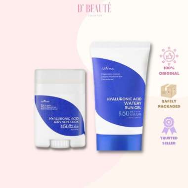 Isntree Hyaluronic Acid Watery Sun Gel / Airy Sun Stick SPF 50+ PA++++ [NEW PACKAGING] Sun Stick