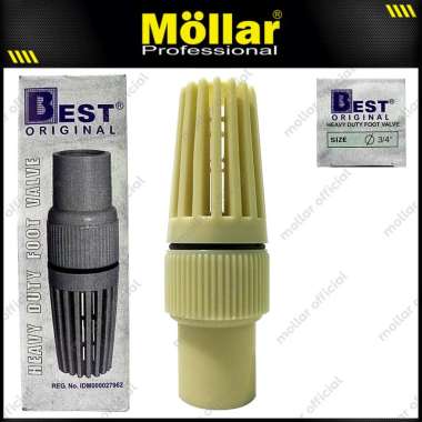 BEST Foot Valve 3/4" PVC Besar Saringan Pipa Plastik Pompa Air Tusen