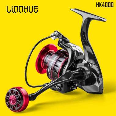 LINNHUE Reel Pancing Spinning Fishing Gear Ratio 5.2:1 HK4000 8Kg