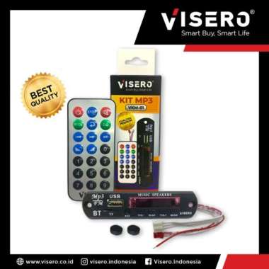 Kit Modul Bluetooth MP3 Player USB Audio Module Remote BT Hitam