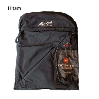 Sleeping Bag SB Arei Rei Tikar Dacron Halusin Hitam