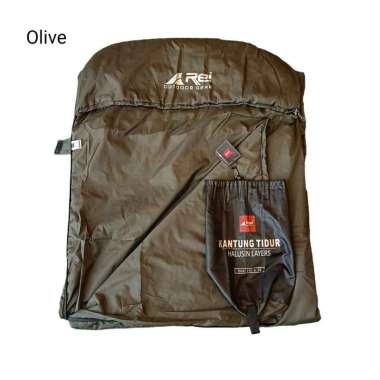 Sleeping Bag SB Arei Rei Tikar Dacron Halusin Olive