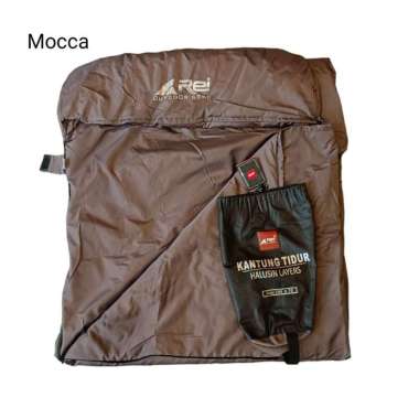 Sleeping Bag SB Arei Rei Tikar Dacron Halusin Mocca