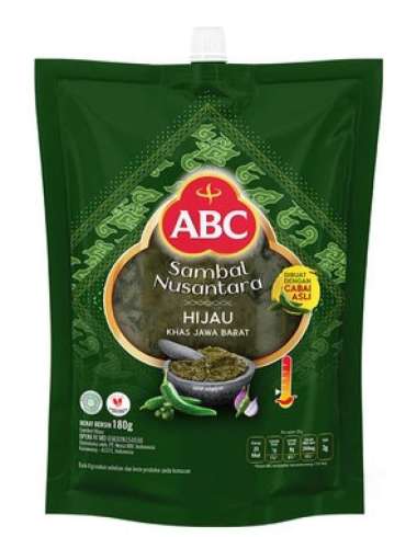 ABC SAMBAL HIJAU 180GR PCH