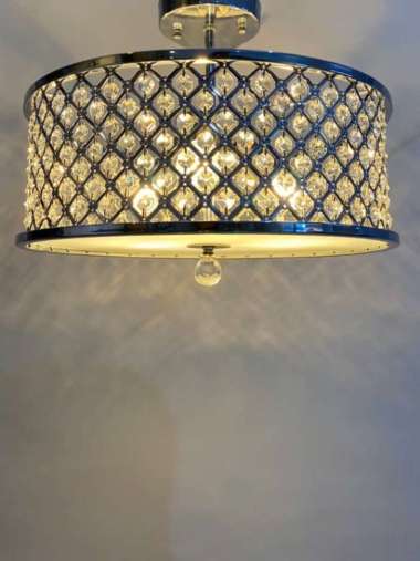 Ceiling Lamp - Lampu Plafon Crystal - Lampu Dekoratif/ Hias Gold
