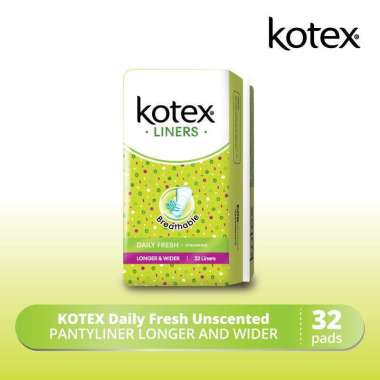 Kotex Fresh Liners Longer & Wider