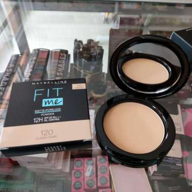 Bedak maybelline (matte+poreless powder) Compact Maybeline Nomor 120