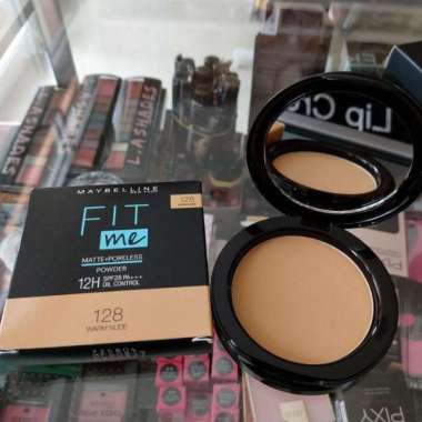 Bedak maybelline (matte+poreless powder) Compact Maybeline Nomor 128