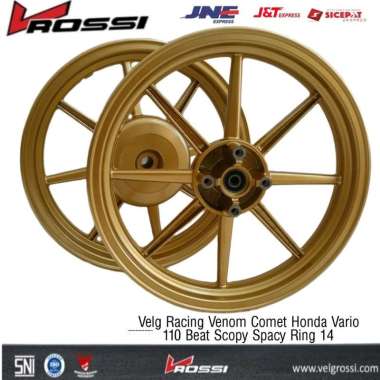 VELG VROSSI PALANG 8 BEAT SCOOPY VARIO 110 SPACY RING 14 GOLD