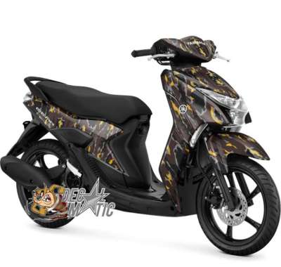 Stiker Full body Decal Motor Yamaha Mio Gear Doreng / loreng