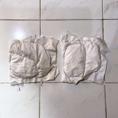 Kain Majun Putih Jahit Tebal