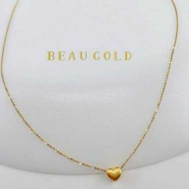 kalung charm love Multicolor