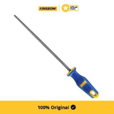 Krisbow Round File Krisbow Kikir Bulat Kasar 25 Cm - Biru