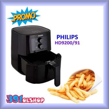 Obral Murah PHILIPS AIR FRYER 4L HD9200/91 Low watt Air Fryer Philips watt rendah