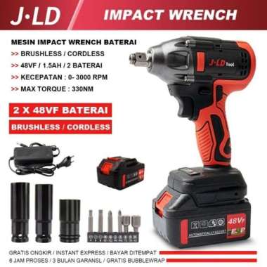 JLD CORDLESS IMPACT WRENCH BRUSHLESS 48 V JV88