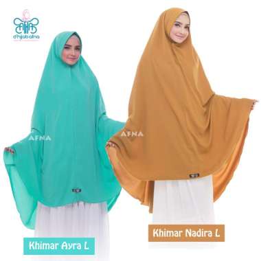 Afna Khimar Ayra Nadira size L Jilbab Jumbo - Jilbab Hijab Kerudung Khimar Syari instant Pet Antem N