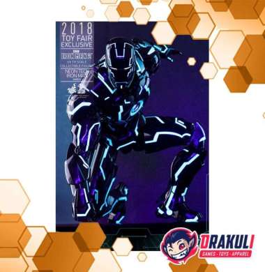Hot Toys 1/6th Scale Iron-Man 2 - Neon Tech Iron-Man Mark IV