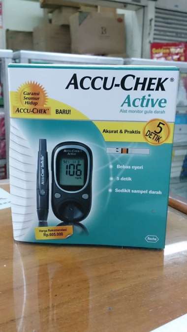 alat tes gula darah accu check active