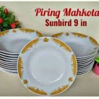 , Piring Keramik Mahkota 9 Sunbird Harga 1 Lusin Piring Keramik Multicolor