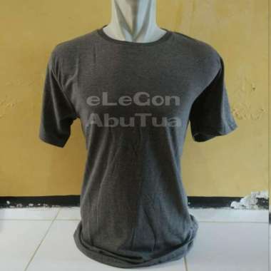 KAOS POLOS ABU MISTY CARDED 24s (No KW, No Tipu BAHAN) XXL