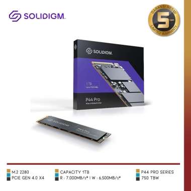 SOLIDIGM P44 Pro Series | PCIe 4.0 x4, M.2 2280 NVMe Ssd 1TB