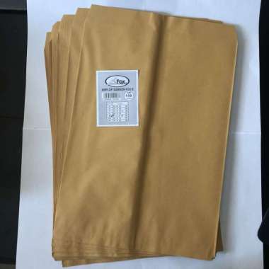 amplop coklat ukuran 27.5cmx38cm (E) FOX (100 lembar) olshop packing