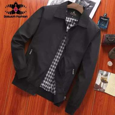 jaket pria/jaket formal pria/jaket casual pria Hitam XL