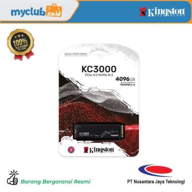 Kingston KC3000 PCIe 4.0 NVMe M.2 SSD 4TB SKC3000D/4096G