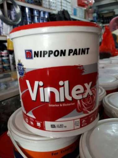 Cat Tembok Vinilex Nippon Paint 5 KG Khusus Warna Putih dan Cream Multivariasi Multicolor