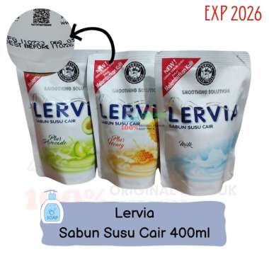 Sabun Mandi Cair Lervia 400ml avocado