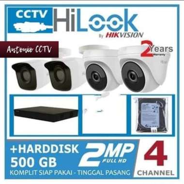 PROMO PAKET CCTV HILOOK 4CH FULLSET HILOOK + HDD 500GB