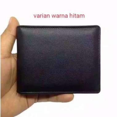SPV DOMPET KULIT ASLI DALAM ADA RESLETING BAHAN KULIT ASLI - Hitam Hitam