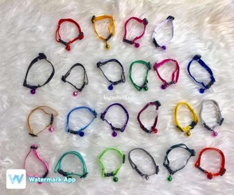 Kalung Kucing Lonceng Kalung Kucing Polos Kalung Anak Kucing Kitten Hitam