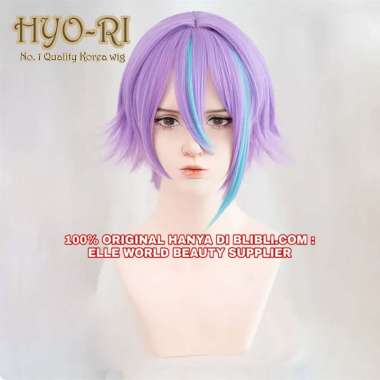 READY STOK - WIG KAMISHIRO RUI WIG RUI KAMISHIRO WIG COSPLAY ANIME PROJECT SEKAI WIG PRIA LURUS PEND