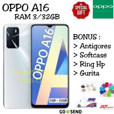 OPPO A16 RAM 3/32GB GARANSI RESMI OPPO