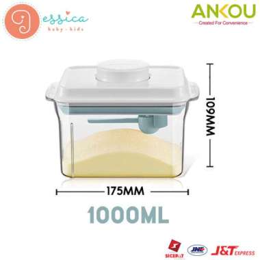 Ankou Toples ( Tempat makanan / Tempat susu bubuk ) Multicolor