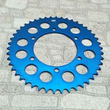 Gear SSS Aluminium Blue 520x44,45,46 Ninja250 Ninja250FI Z250 R25 MT25 Multicolor