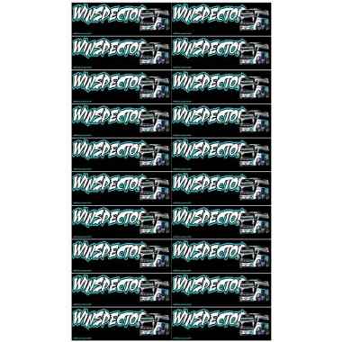 Stiker bus basuri / tempelan sticker buss telolet 1 lembar isi 20 pcs Winspector