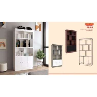 Lemari Rak Buku ROMARO RB 06 JOGJA