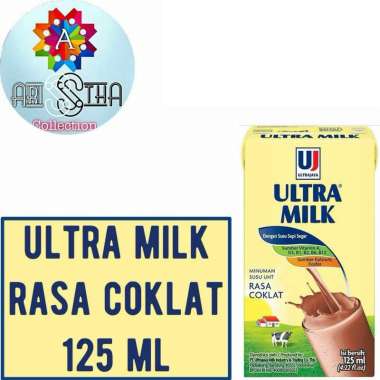 Ultra Milk Susu UHT 125 ML Coklat
