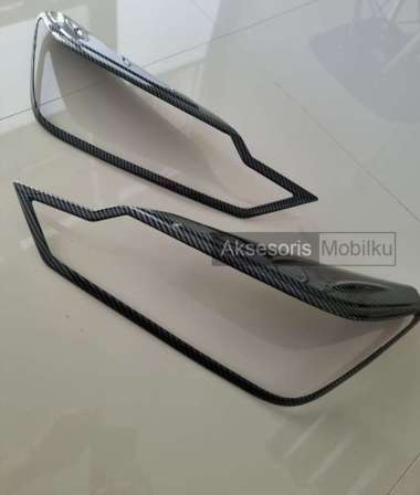Garnish Lampu Ayla 2023 Headlamp Depan Import Hitam Non Led