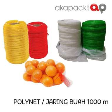 Jaring Buah / Polynet Roll Besar 1000 Meter Putih