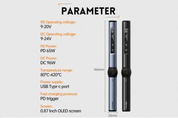 FNIRSI HS01 Soldering Iron