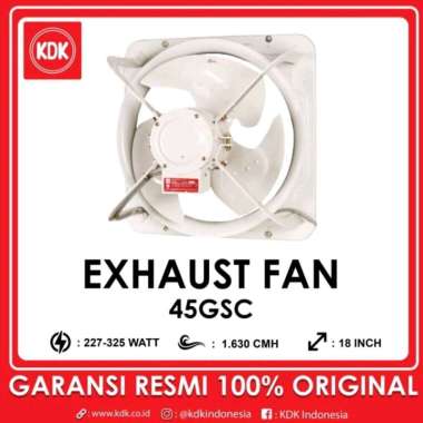 KDK 45GSC Wall Mount Industrial Exhaust Fan 45 cm 18 inch 227 watt