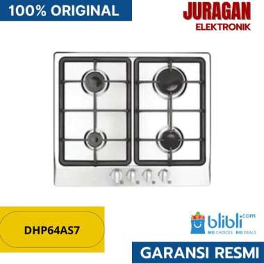 Delizia DHP-64AS7 Kompor Tanam 4 Tungku 60 Cm DHP64AS7GH