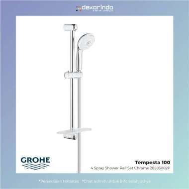 GROHE - TEMPESTA 100 SHOWER RAIL SET 4 SPRAYS - 28593002