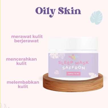 Bybdka Sleeping Mask Saffron Honey Olive Oil Coconut Oil 50ml Saffron