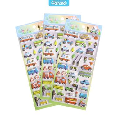 Adinata Giggles Puffy Stickers 2350-6167 / Sticker - Adinata