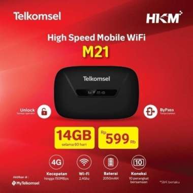 Terbaru Modem Wifi 4G Hkm M21 Telkomsel Terbaik Modem M21