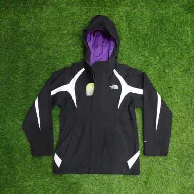 Jaket Anak Cewek TNF Hyvent Girl The North Face Jacket M Black-White